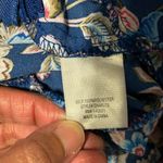 Blue Rain  Boho Floral Maxi Skirt Charles Style Size Large Photo 5