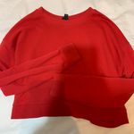 Wild Fable Red Cropped Long Sleeve Photo 0