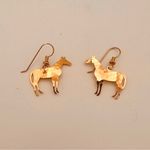 Wild Bryde Gold Toned Horse Earrings Photo 0