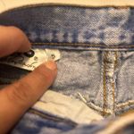 Vintage high waisted Denim Skirt bow detail Blue Size 4 Photo 5