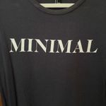 Forever 21 EUC  Grey “Minimal” Graphic Tee, Size Small Photo 2