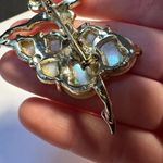 Ballet Dancer Gold Tone Brooch Pin Dancing Photo 4