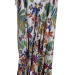 In April 1986 Dress Womens Small Medium Floral Maxi Boho Sundress Lined colorful White Photo 7