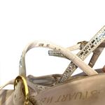 Stuart Weitzman  | Harlowe Crystal Embellished Sandals | Brown Photo 5