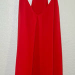 Anna Grace Red Tank Top women’s small office preppy career bold bold resort Photo 0
