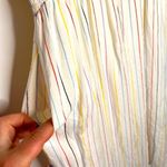 English Factory Smocked Flutter Cap Sleeve Stripes Dress Photo 10