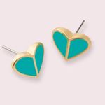Kate Spade New  NEW YORK
HERITAGE SPADE SMALL HEART STUDS with Dust Bag Photo 0