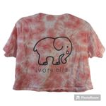 Ivory Ella  Pink Tie Dye Crop Top Short Sleeve Size M Photo 1