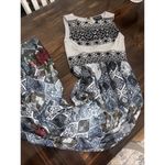 Hemant & Nandita Anthropologie XS Silk Skirt W/Embellished Cotton Bodice Photo 1