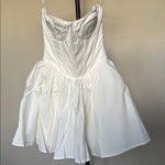 House Of CB  Kristiana corset mini dress cream strapless minidress NWOT S Photo 4
