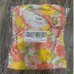 Blair  Womens Essential Knit Tank Top Orange and Yellow Floral Photo 0