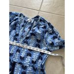 Mud Pie  Dress Womens‎ Medium Blue Midi Tassels Boho Beach Resort Coastal Preppy Photo 8