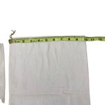 Charlotte Olympia  Beige‎ Cotton Drawstring Shoe Dust Bag 15x10 Designer Storage Photo 3