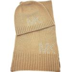 Michael Kors NWT MK  Dome Studded Scarf & Hat Set Photo 1