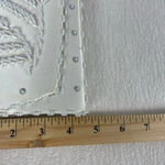 Vintage Beaded Handmade Clutch Evening Handbag Ivory Satin Formal Party‎ Bag White Photo 7