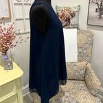 Max Studio  Dark Blue Dress with Lace Accent Photo 5