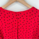 VERO MODA Vero Moda Novelty Print Scissors Lightweight Chiffon V-Neck Top Hair Salon Photo 8