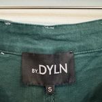 By Dyln Cooper Green High Rise Wide‎ Leg Baggy Jeans Contrast Stitch Size Small Photo 6
