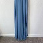 Lulus Lulu’s Mythical Kind of Love Slate Blue Maxi Dress Photo 3