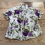 Susan Graver Vintage  blouse with removable shoulder pads size xl Photo 0