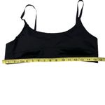 Everlane NWT, ReNew Nyle Swim Bikini Top Black, Sz L Photo 12
