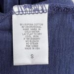 LA Made  Blue Long Sleeve Knit Dress Small New Photo 4