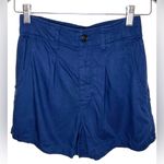 Madewell ‎ The Neale Short in Drapeweave Deep Indigo Size 00 EUC Photo 1