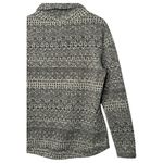 Columbia  Sweater Womens M Geometric Pullover High Neck Long Sleeve Outdoor Gray Photo 3