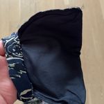 Vintage 90’s floral mosaic pleated button maxi shirt dress boho coastal Blue Size 8 Photo 6