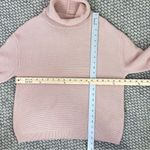 Divided H&M Cowl Neck Waffle Knit Crop Sweater Mauve Pink XS Photo 10