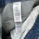 Chico's  The Platinum ankle jeans size 12 embroidered lace cuff crop blue denim Photo 7