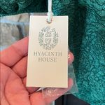 Hyacinth House Jacquard Noelle Top NWT Green Size XS Photo 6