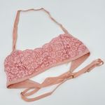 Free People x We are HAH Don't Cross Me Halter Bralette Dusty Rose Medium NWT Photo 0