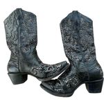 Corral  Black Heeled Boots with Western Flair Photo 3