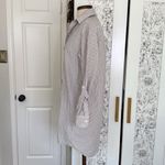 Emily Phillips Nashville USA stripe button down tunic dress White Size L Photo 1