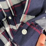 Mud Pie Mud‎ Pie Women's Plaid Tunic Top Size M Button Front Long Sleeve Casual Photo 6