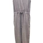 Anthropologie Cloth & Stone Jenna Cropped Jumpsuit Lavender Gray Tencel Size XS Photo 0