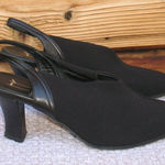 Thierry Rabotin Black Slingback Heels Shoes Black Size 7 Photo 0