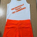 Hooters New  girl Uniform tank and shorts Outfit size Medium  Photo 3