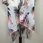 Rachel Roy Mystic Palm High-Low Open Front Soft Airy CoverUp, Sz Medium Photo 4