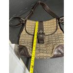 Coach Vintage Y2K Soho Shoulder Bag 6376 Signature Canvas Leather Trim Logo C Photo 10