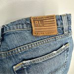 Ralph Lauren Vintage Polo Jeans Co. Denim Cut Off Shorts Women’s 14 Leather Tab Photo 2