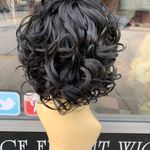 Short curly bob soft lace wig 2020 Black Photo 5
