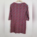 Woolovers Purple and Blue Berry Print Cotton Tunic Dress Size Small Photo 1