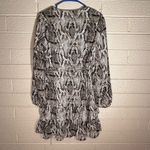 1. State  Monochrome Snake Print dress Photo 1