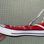 Converse Red Low Top 
Size 4.5M/6.5W Photo 1