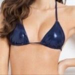L’ Agent Provocateur Sevilla Navy Triangle Bikini Top Sz S NWT Blue Photo 0