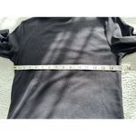 Halogen  Women’s Ribbed Turtleneck Long Sleeve Sweater Top Black Size S Photo 4