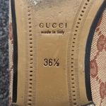 Gucci  Jordaan GG Monogram Canvas Horsebit Loafers Beige Brown Flats Size EU 36.5 Photo 12