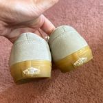 Vans Beige Suede Sneakers with White Laces Photo 5